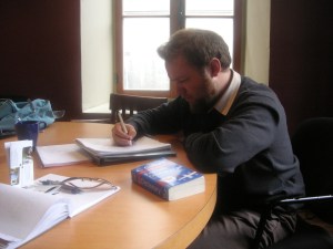 The author undertaking immersive French lessons in Montreal, Canada.